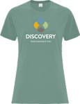 Discovery - T-shirt Ladies Color logo