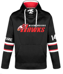 Wiikwemkoong Hawks - HOCKEY HOODIE with name & #