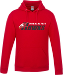 Wiikwemkoong Hawks - Hoodie Adult (with name and number)