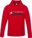Wiikwemkoong Hawks - Hoodie Adult (with name and number)