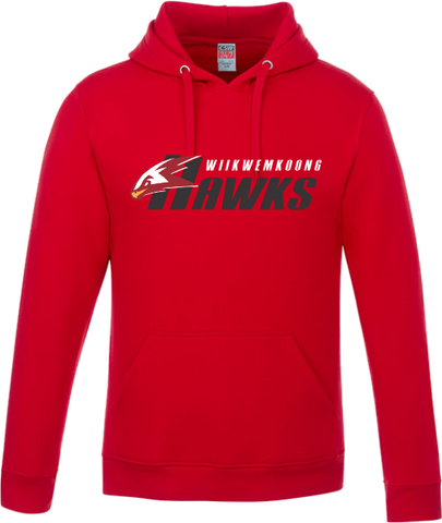 Wiikwemkoong Hawks - Hoodie Adult (with name and number)