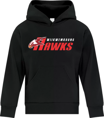 Wiikwemkoong Hawks - Youth Hoodie (with name and number