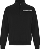 MONTESSORI - 1/4 ZIP (Printed logo)