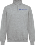 MONTESSORI - 1/4 ZIP (Printed logo)