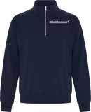 MONTESSORI - 1/4 ZIP (Printed logo)