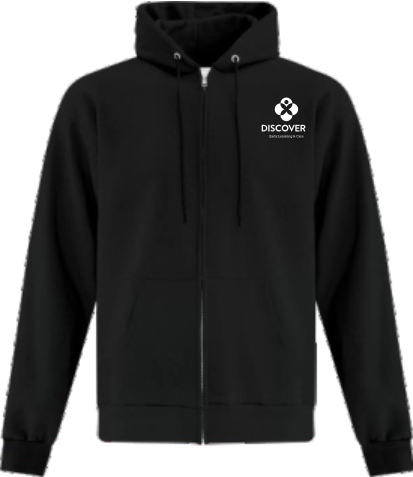 Discovery - Zip-up - White Logo